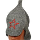 Шапка для бани "Буденовка" ТМ"Бацькина баня" из войлока, 10504 (10504) 