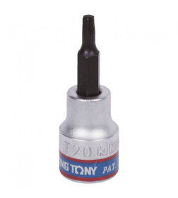 Головка торцевая 1/2" с вставкой-битой TORX T20х60 мм KING TONY 402320