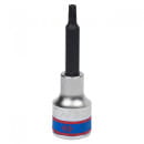 Головка торцевая 1/2" с вставкой-битой TORX T27х80 мм с отверстием KING TONY 403727 (403727) 