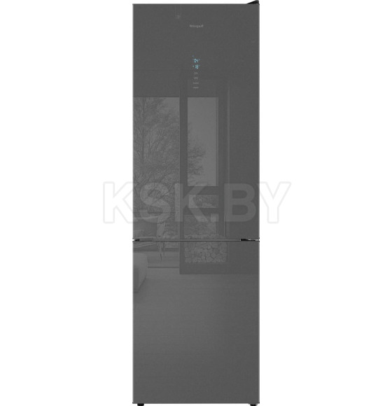 Холодильник-морозильник Weissgauff WRK 195 D Full NoFrost Bru Steel Glass (WRK 195 D) 