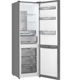 Холодильник-морозильник Weissgauff WRK 195 D Full NoFrost Bru Steel Glass