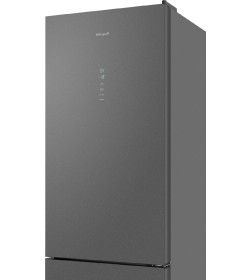 Холодильник-морозильник Weissgauff WRK 195 D Full NoFrost Bru Steel Glass