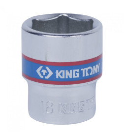 Головка торцевая шестигранная 3/8" 18 мм KING TONY 333518M