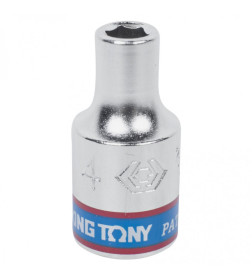 Головка торцевая шестигранная 1/4" 4 мм KING TONY 233504M