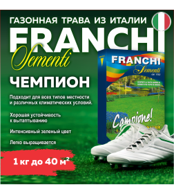 Семена газонной травы Franchi Sementi Чемпион, 1кг 