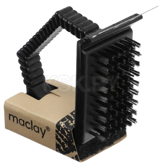 Щетка - скребок для чистки гриля Maclay, длина 12 см   694857    (694857) 