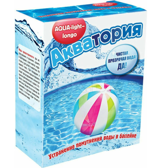 Средство от помутнения воды в бассейнах Акватория  AQUA-light- longo, 500 г   4359507 (4359507) 