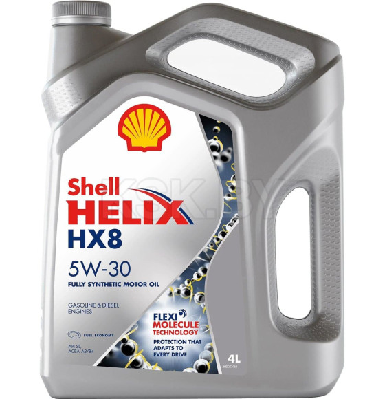 Масло моторное Shell Helix HX8 Synthetic 5W-30 4л.