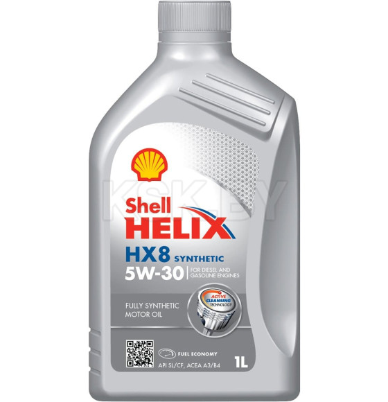 Масло моторное Shell Helix HX8 Synthetic 5W-30 1л