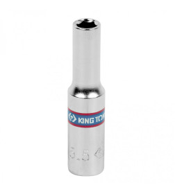 Головка торцевая глубокая шестигранная 1/4" 5,5 мм KING TONY 223555M