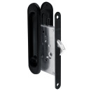 Защелка с ручками,для раздвижных дверей Punto SH.SL152.KITO11-BK BL (43507)