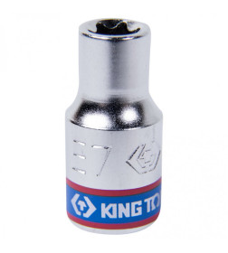 Головка торцевая 1/4" TORX Е-стандарт E7 L=24 мм KING TONY 237507M