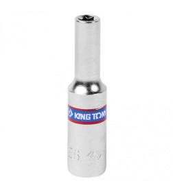 Головка торцевая 1/4" TORX Е-стандарт E6 L=50 мм KING TONY 227506M