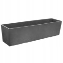 Горшок цветочный Sonata Plain Tapered 15x61x15 см (стальной серый) Multy Home EU5100294 (EU5100294) 