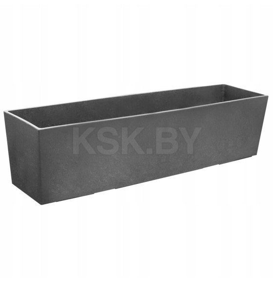 Горшок цветочный Sonata Plain Tapered 15x61x15 см (стальной серый) Multy Home EU5100294 (EU5100294) 