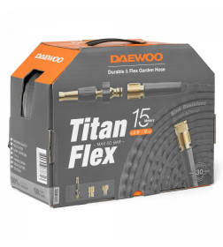 Шланг поливочный 5/8" 15 м с комплектом для полива DAEWOO TitanFlex DWH 9122