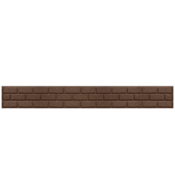 Бордюр садовый EZ Border BRICKS (коричневый) BG Multy Home EU5000060