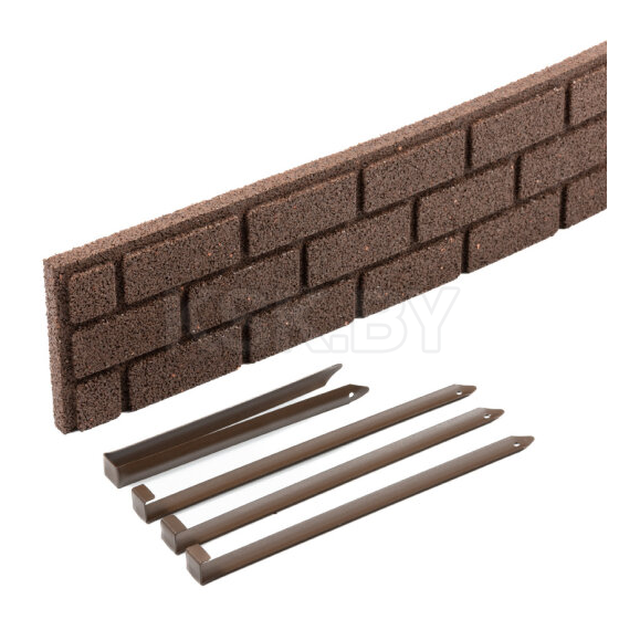 Бордюр садовый EZ Border BRICKS (коричневый) BG Multy Home EU5000060 (EU5000060) 