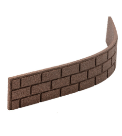 Бордюр садовый EZ Border BRICKS (коричневый) BG Multy Home EU5000060