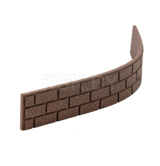 Бордюр садовый EZ Border BRICKS (коричневый) BG Multy Home EU5000060 (EU5000060) 