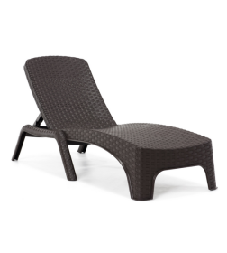 Шезлонг Keter ROMA SUN LOUNGER (коричневый)