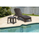 Шезлонг Keter ROMA SUN LOUNGER (коричневый) (03085)