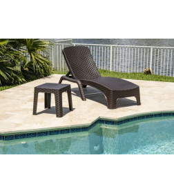 Шезлонг Keter ROMA SUN LOUNGER (коричневый)