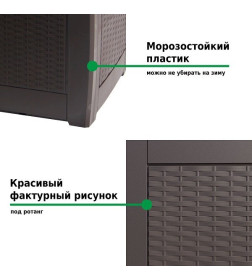 Сундук садовый BOXE RATO (коричневый) Prosperplast MBR310-440U