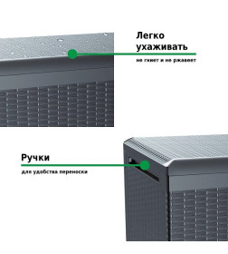 Сундук садовый BOXE RATO PLUS антрацит Prosperplast MBRP290-S433