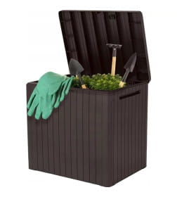Сундук садовый Keter City Box 30G, коричневый