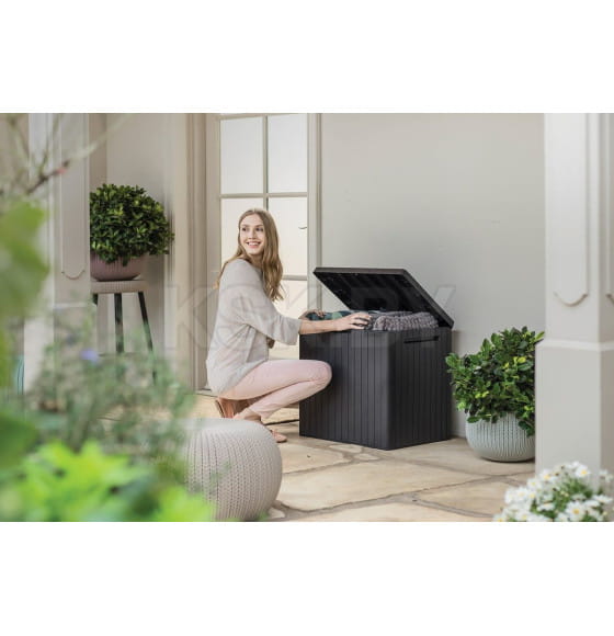 Сундук садовый Keter City Box 30G, коричневый (246942) 