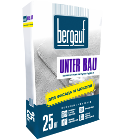 Штукатурка цементная "Bergauf Unter BAU", М100., 25кг