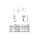 Цилиндровый механизм Apecs SM-80(35/45C)-C-NI