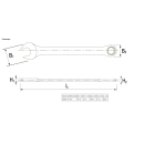 Ключ комбинированный трещоточный 19 мм SNAP GEAR Ombra 35019 (35019)