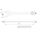 Ключ комбинированный трещоточный 10 мм SNAP GEAR Ombra 35010 (35010)