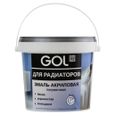 Эмаль для радиаторов GOL акриловая белый полумат,  0,9 л