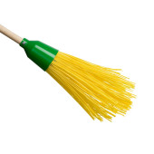 Метла полипропилен с оплеткой ЧИСТЮЛЯ с черенком (Кр) 19741