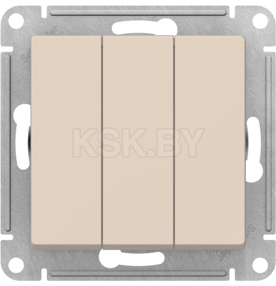 Выключатель 3кл.10А бежевый Schneider Electric Atlasdesign (ATN000231) 