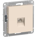 Розетка телефонная RJ11 бежевый Schneider Electric Atlasdesign (ATN000281) 