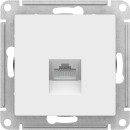 Розетка компьютерная RJ45 белый Schneider Electric Atlasdesign (ATN000183) 