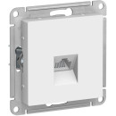 Розетка компьютерная RJ45 белый Schneider Electric Atlasdesign (ATN000183) 