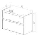 Тумба подвесная/напольная Lemark COMBI 100 см LM03C100T-dub (LM03C100T-dub) 