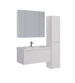 Шкаф зеркальный Lemark Universal 100х80 см LM100ZS-U