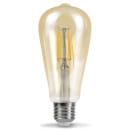 Лампа светодиодная LED-ST64-deco gold 15Вт 230В Е27 3000К золотистая IN HOME (4690612050843) 