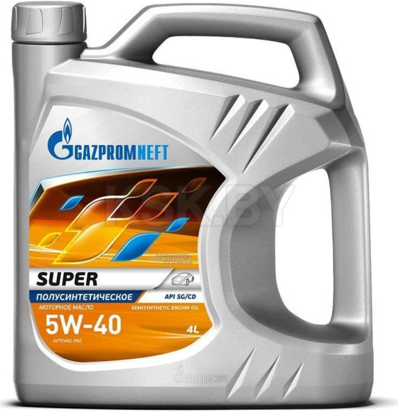 Масло моторное Gazpromneft Super 5W-40 полусинтетическое 4л.