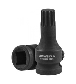 Насадка ударная многоцелевая 1/2''DR М14х60 мм для VW Т4 (ключ верхних шаровых шарниров) Jonnesway AI050103