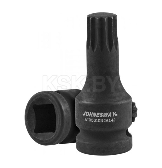 Насадка ударная многоцелевая 1/2''DR М14х60 мм для VW Т4 (ключ верхних шаровых шарниров) Jonnesway AI050103 (AI050103) 