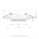 Встраиваемый светильник 1061 GX53 CL прозрачный ES (a033997) 