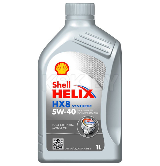 Масло моторное Shell Helix HX8 Synthetic 5W-40 1л.