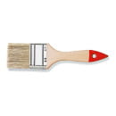 Кисть флейцевая 25мм деревянная ручка, натур. щетина Color Expert (81262512) 